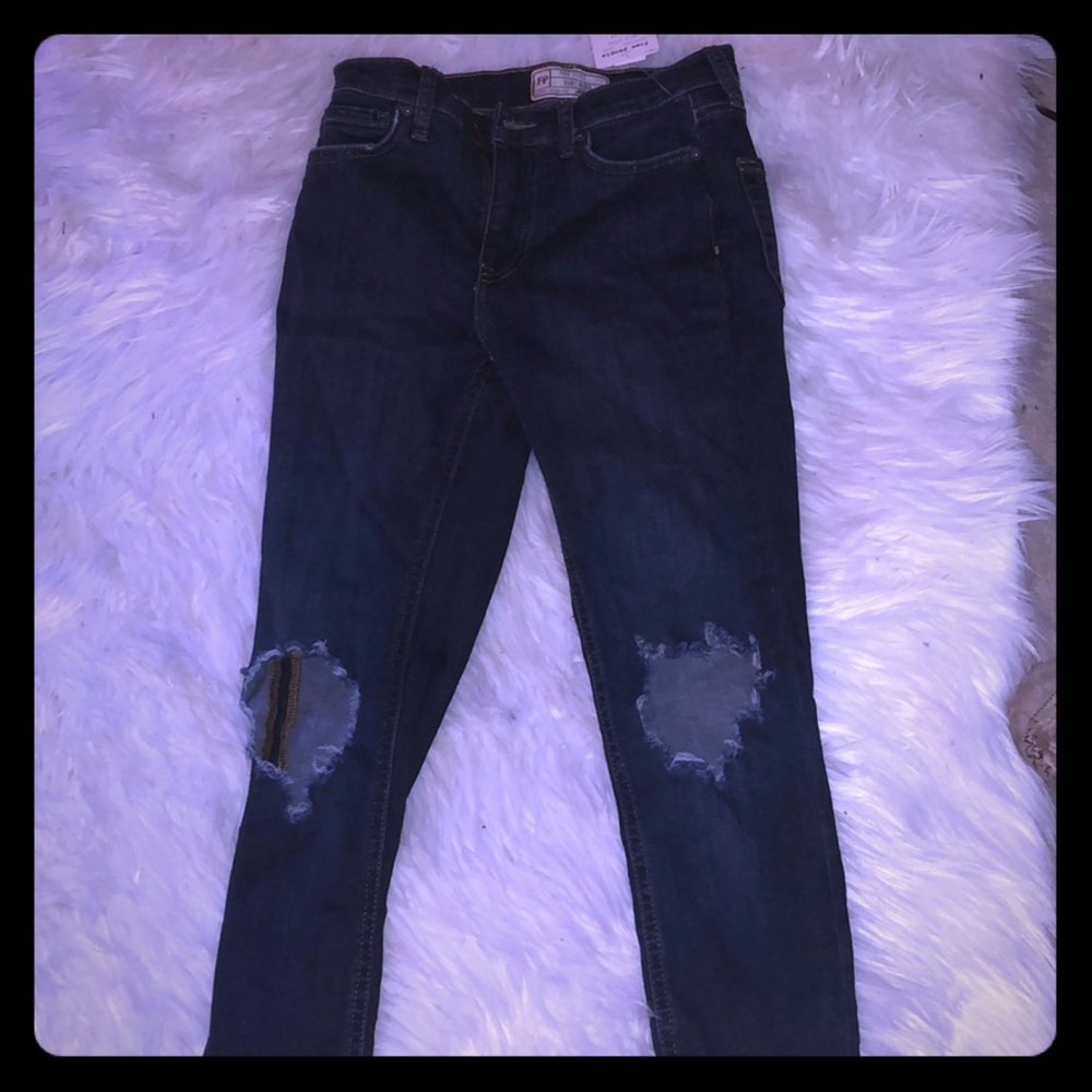 Free People Ripped Jeans